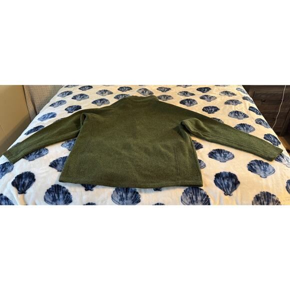 West Marine Men’s 2X Seaside Sweater Yachting Jacket Green Knit Zip Up - Picture 4 of 9